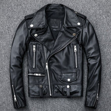 Load image into Gallery viewer, Women Plus Size Sheepskin Genuine Leather Jackets Autumn Slim Motorcycle Biker Jacket Ladies Real Leather Coats Chaqueta Mujer
