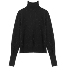 Load image into Gallery viewer, ELFSACK Black Solid Minimalist Bright Casual Knit Pullover Sweater Women 2020 Spring Pure Long Sleeve Ladies Daily Basic Top